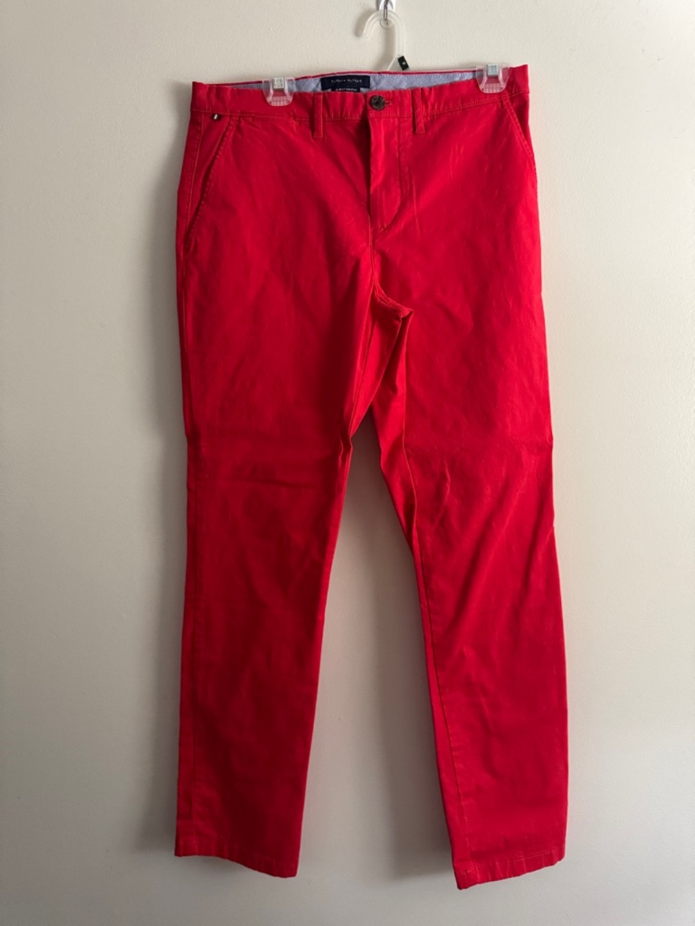 Tommy Hilfiger Pink Slim Chinos